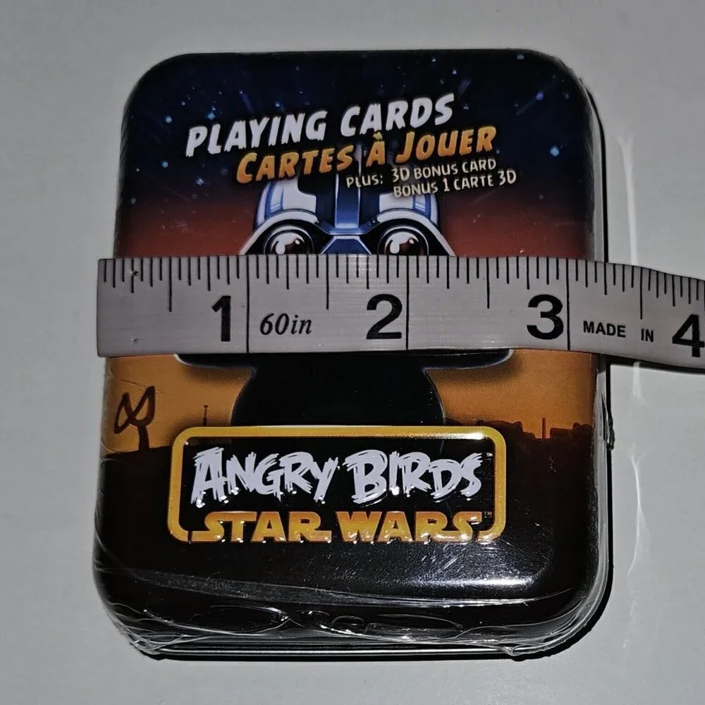 NEW Star Wars Angry Birds Darth Vader Playing Cards Deck Collectible Tin